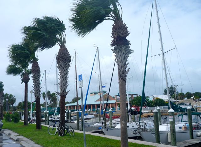 High winds and surge by Sandy