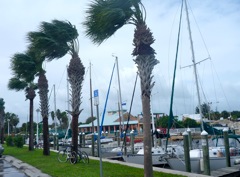 High winds and surge by Sandy